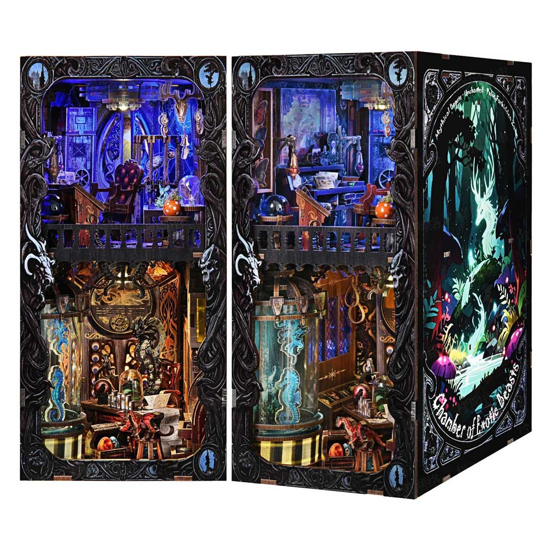 Chamber of Exotic Beasts DIY Book Nook Kit