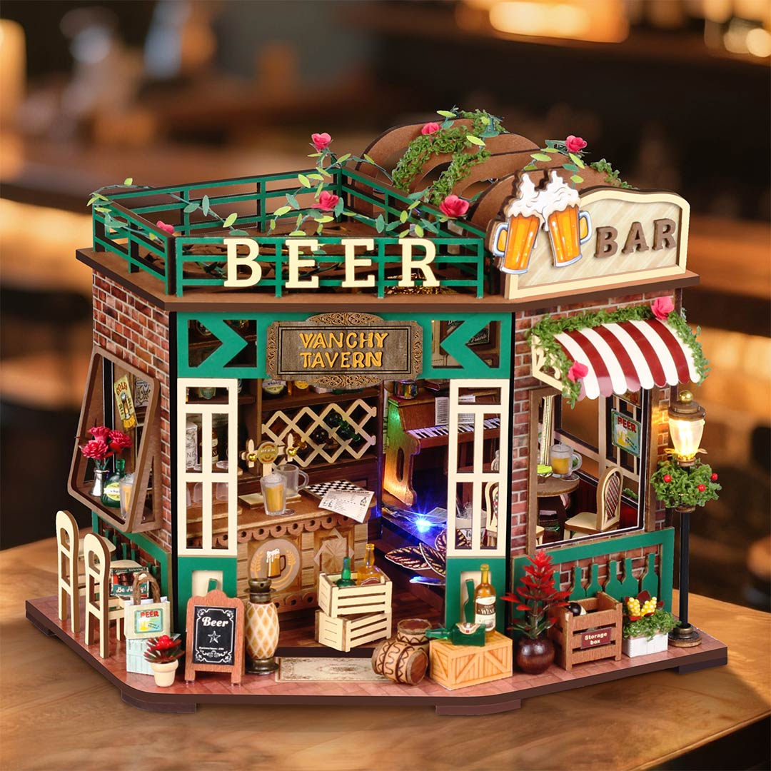 Vanchy Tavern DIY Miniature House Kit