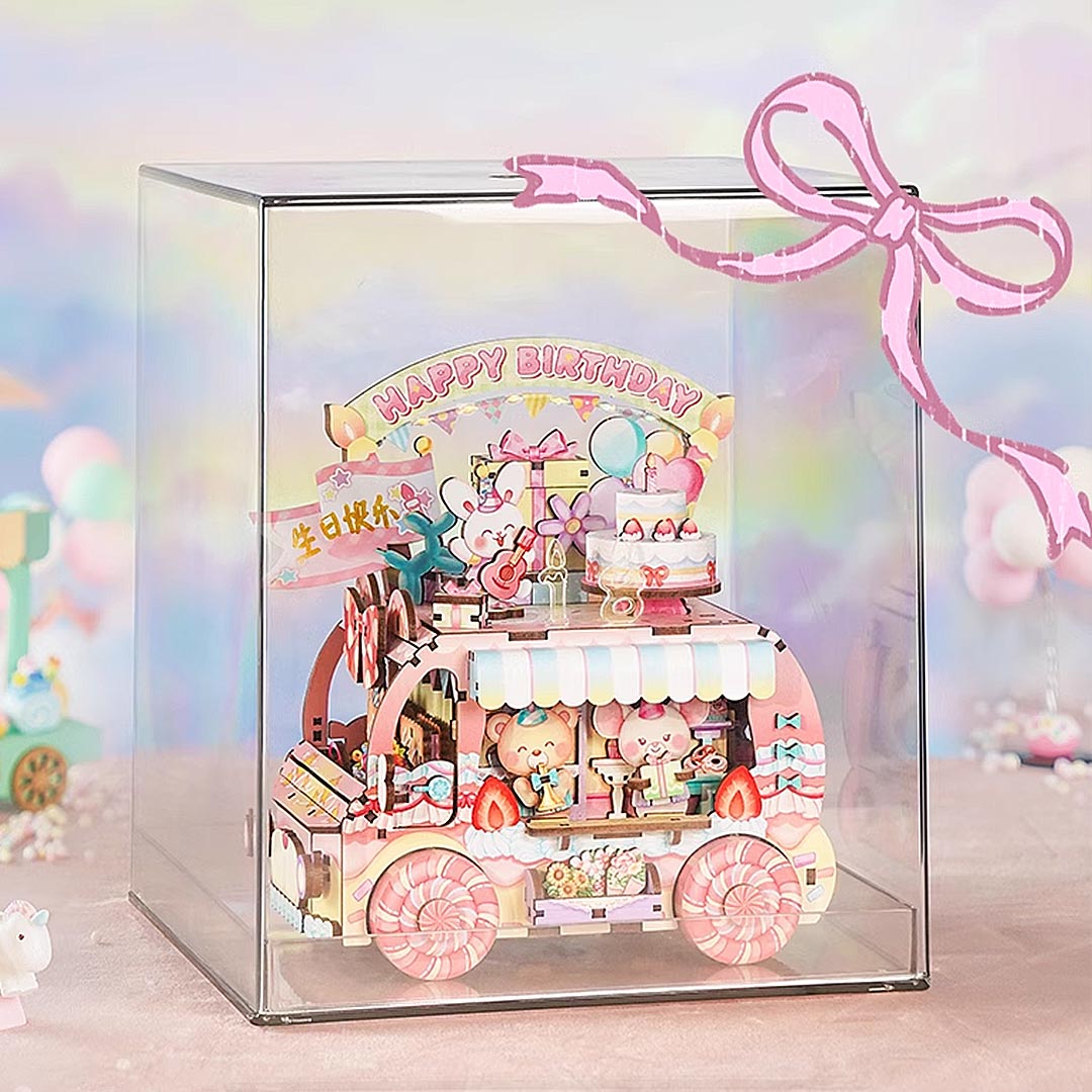 Happy Birthday DIY Wooden Music Box