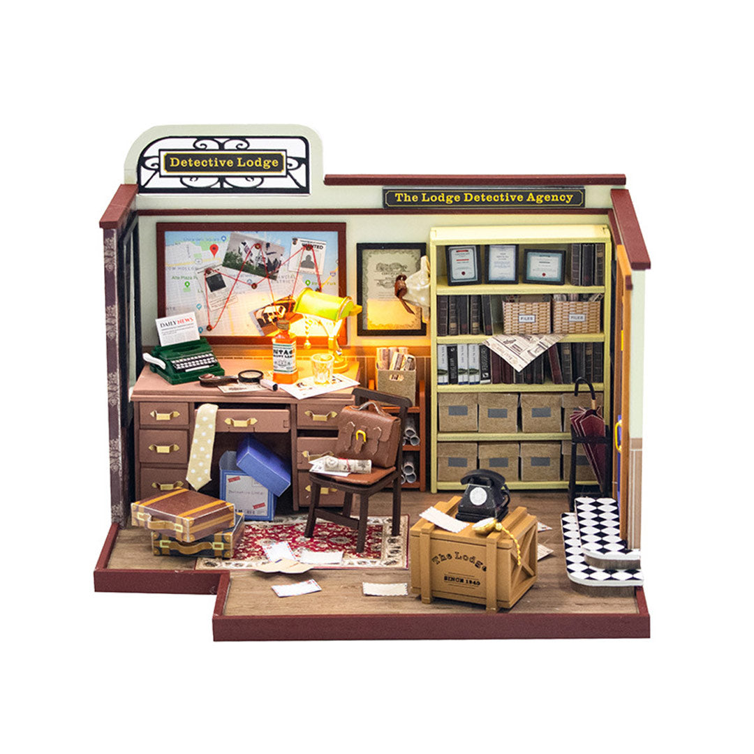 Detective Agency DIY Miniature House Kit