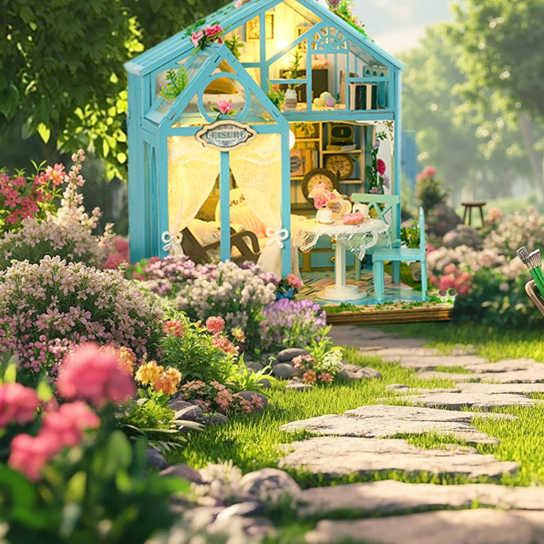 Dreams of flowers DIY Miniature Dollhouse Kit