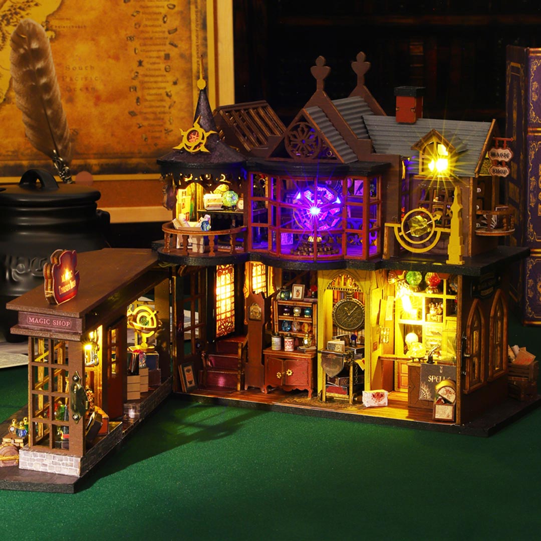 Magic Treasure House DIY Miniature Dollhouse Kit