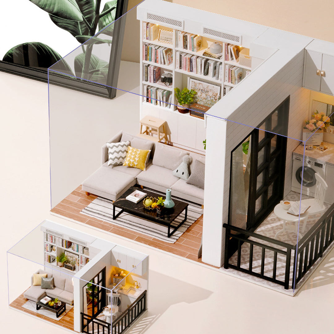 Genki Life House DIY Miniature House Kit (1:12)