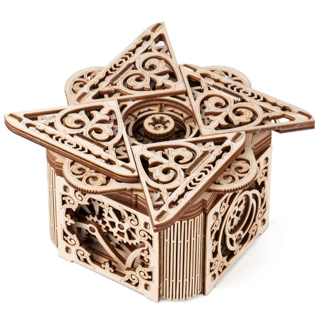 Jewelry Box Wooden Mechanical 3D Puzzles