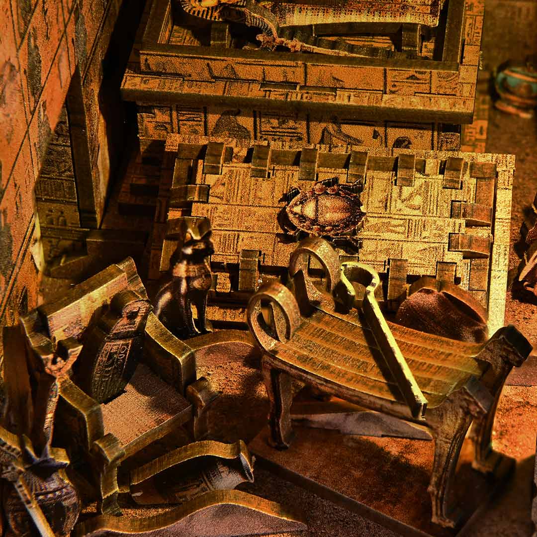 Egyptian Pharaoh's Tomb DIY Book Nook Kit