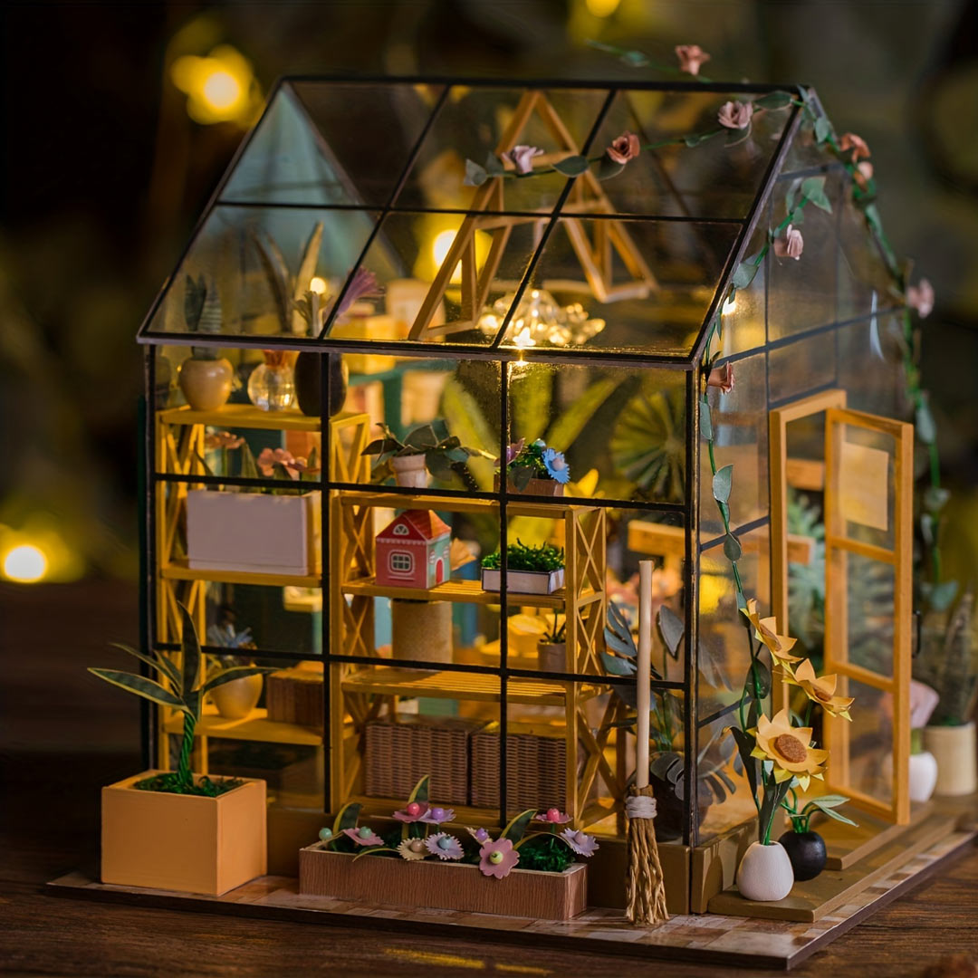 Sunshine Green House DIY Miniature House Kit