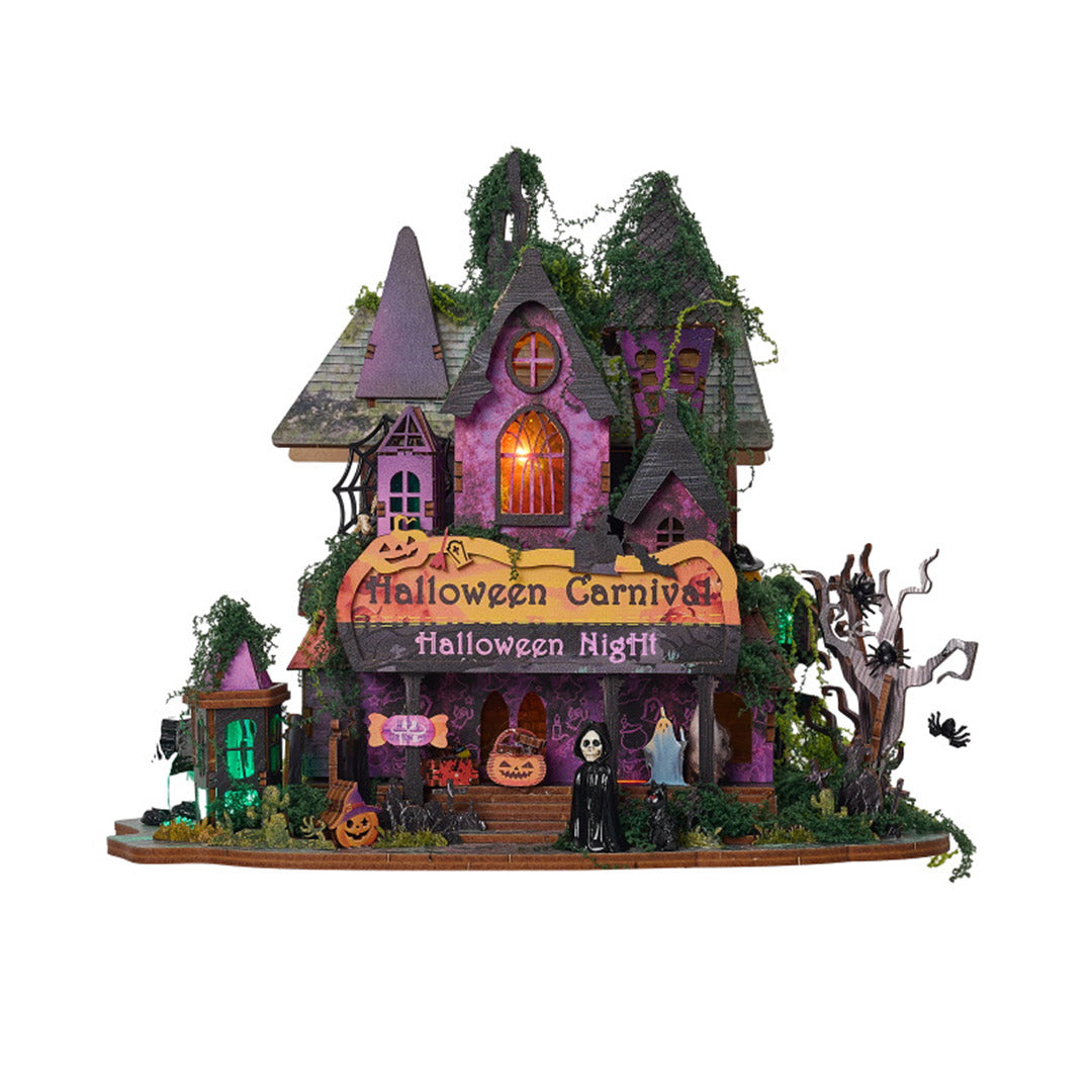 Halloween Night DIY Miniature House Kit