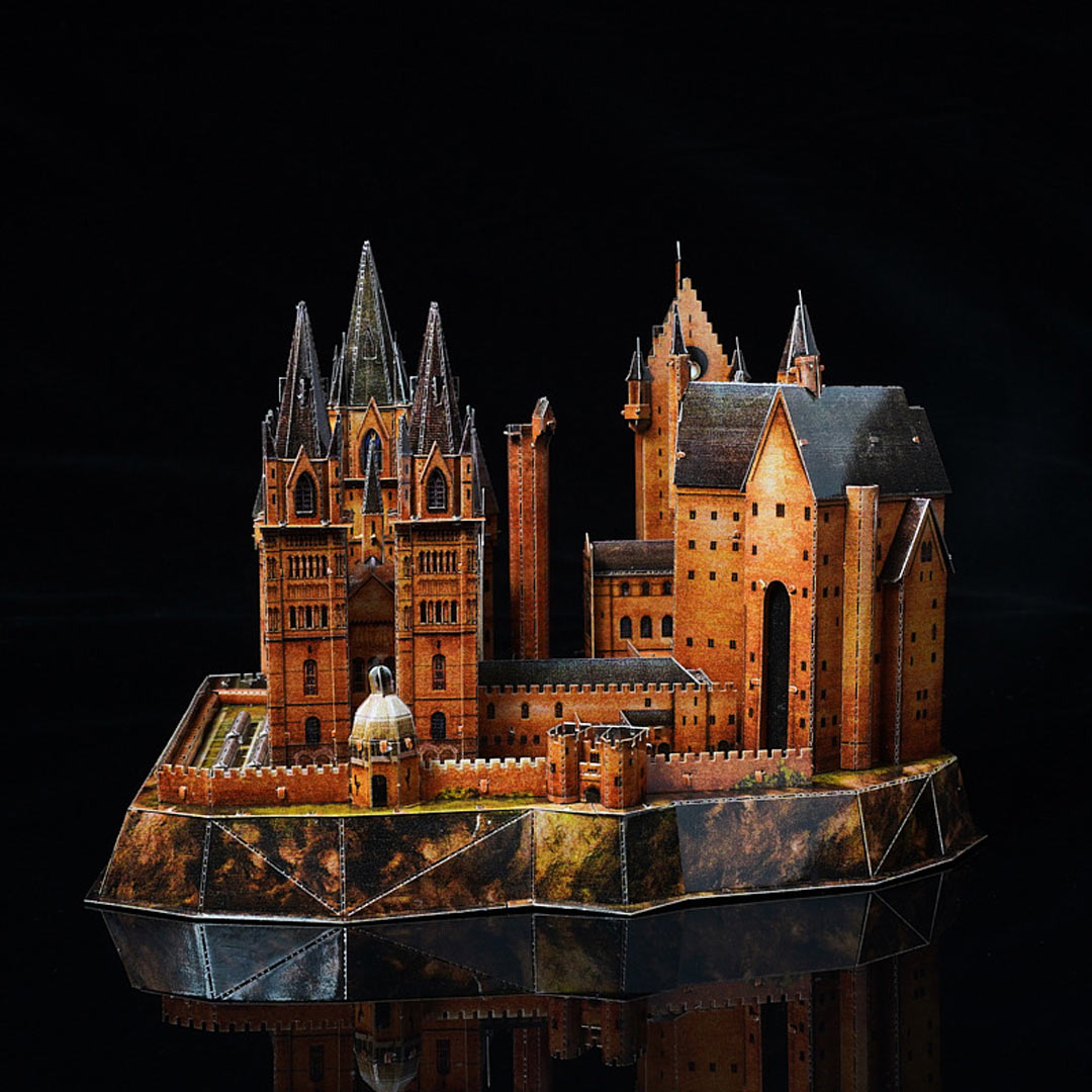 Magic Hogwarts Castle 3D Metal Model Kits