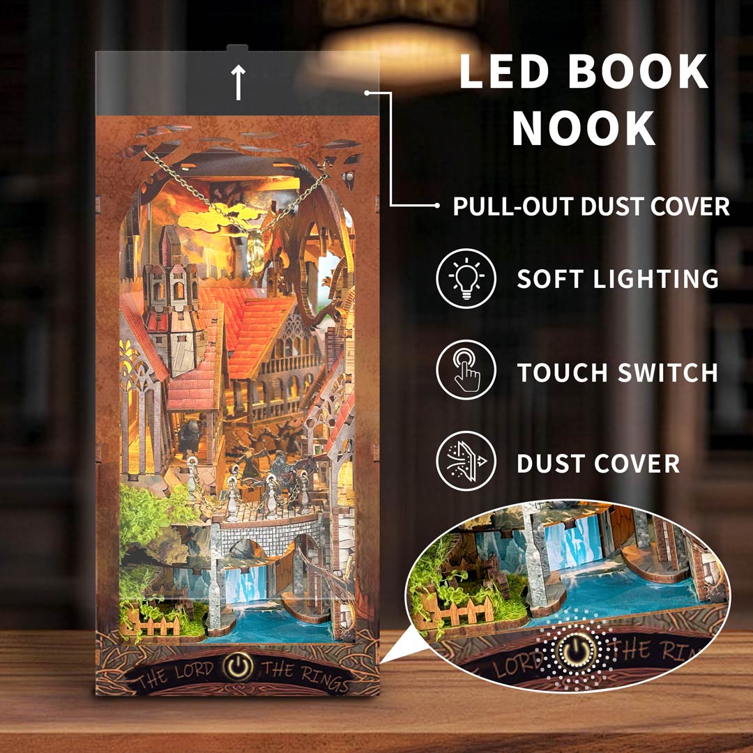 Spirit Valley of the Magic Ring DIY Book Nook Shelf Insert