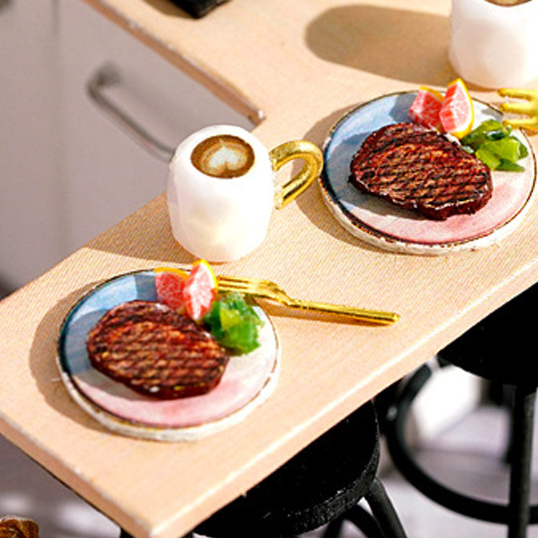 Creative Kitchen Miniature Dollhouse Kit