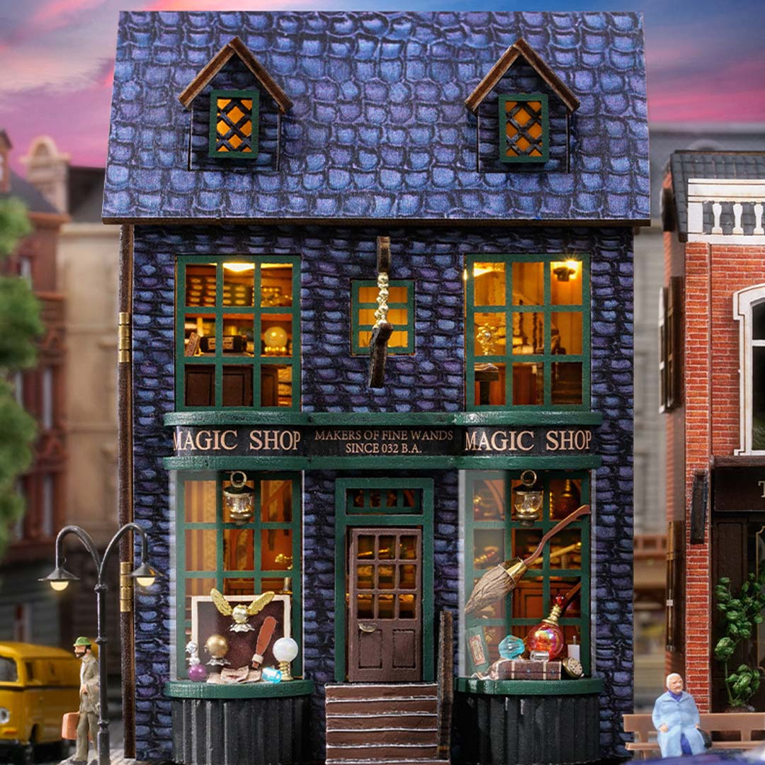 Corner Restaurant DIY Miniature House Kit