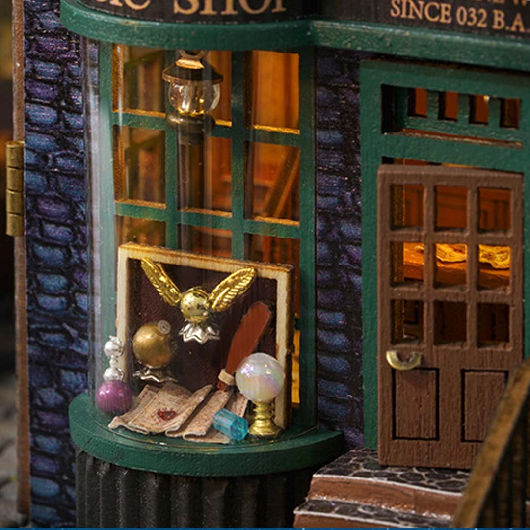 Corner Restaurant DIY Miniature House Kit