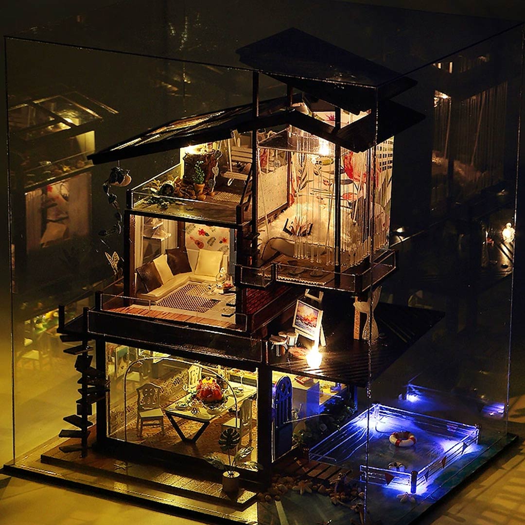 Valencia Coast Miniature DIY Dollhouse Kit