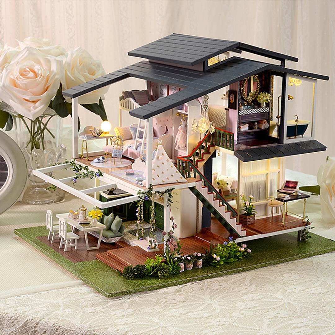 Paris Coffee & Cake Shop DIY Miniature Dollhouse