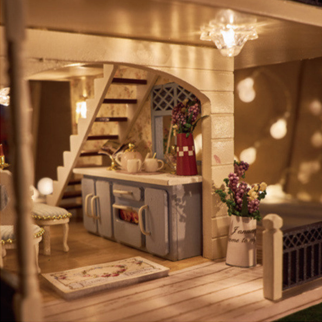 Villa Provence DIY Wooden Miniature House Kit