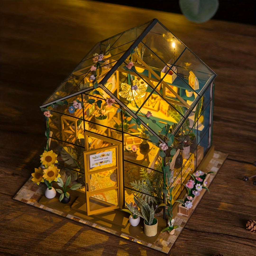 Sunshine Green House DIY Miniature House Kit