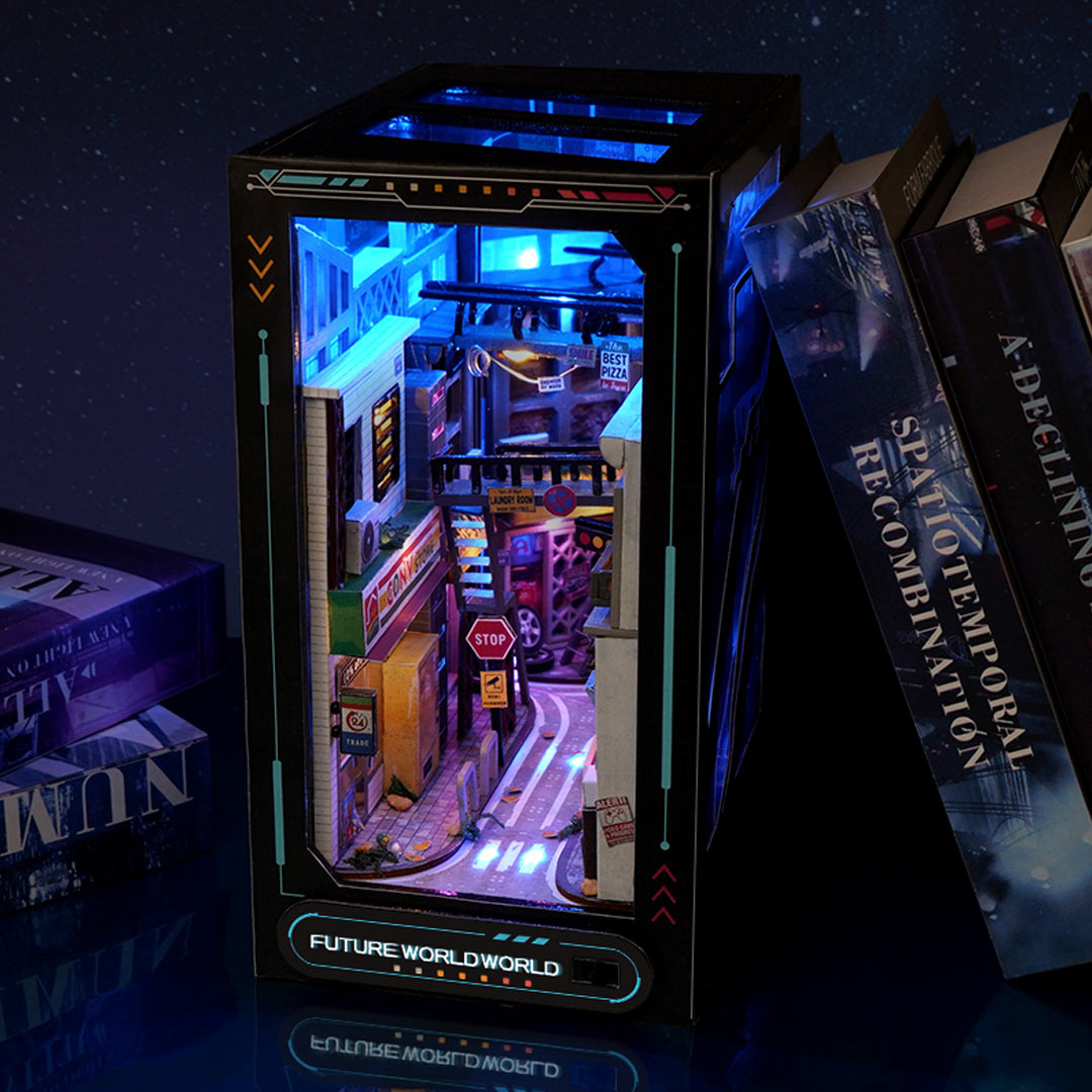 Cyberpunk World DIY Book Nook Kit