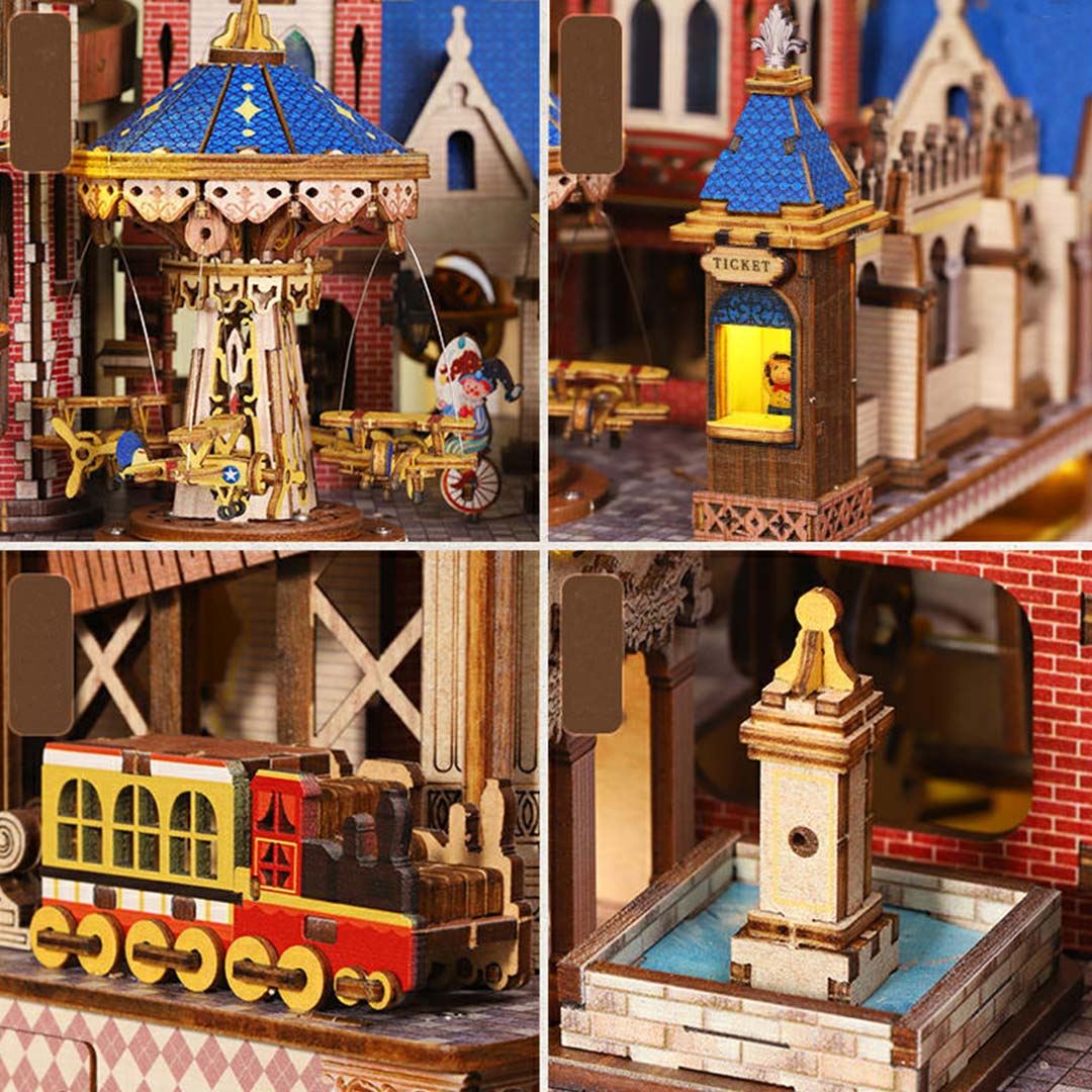 Annecy Castle DIY Miniature Dollhouse Kit
