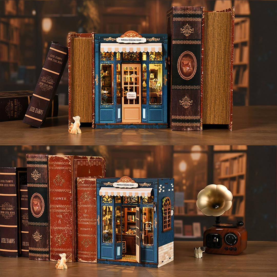 Pergola Reading Room DIY Wooden Book Nook Shelf Insert