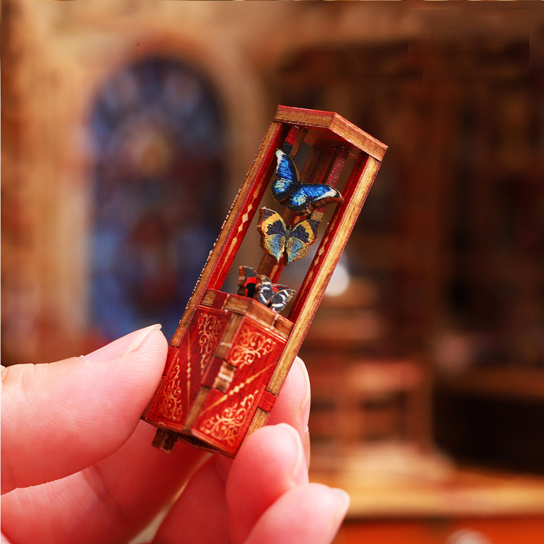Century Museum DIY Wooden Book Nook Shelf Insert