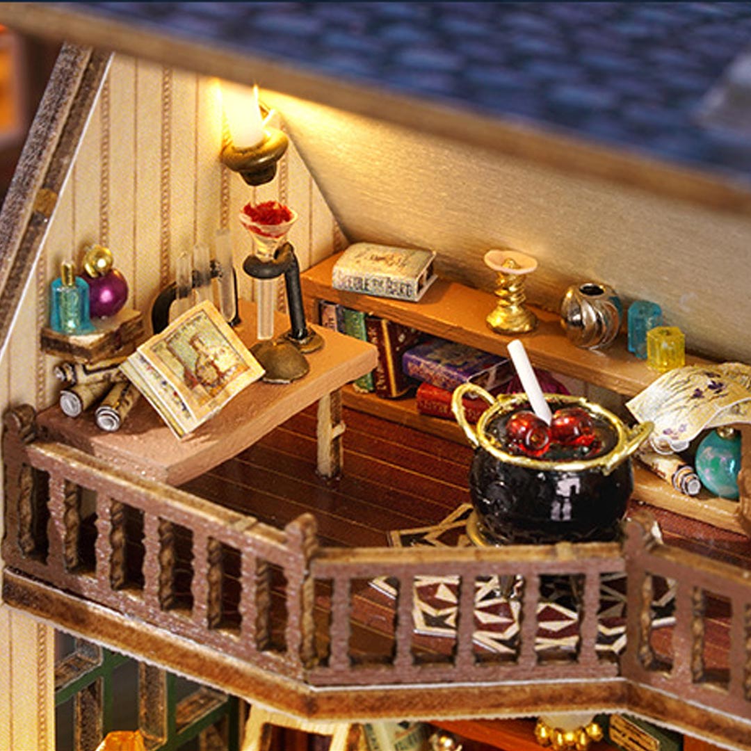 Corner Restaurant DIY Miniature House Kit