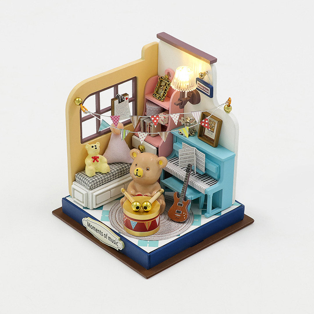 Mini House Wooden DIY Miniature House kit