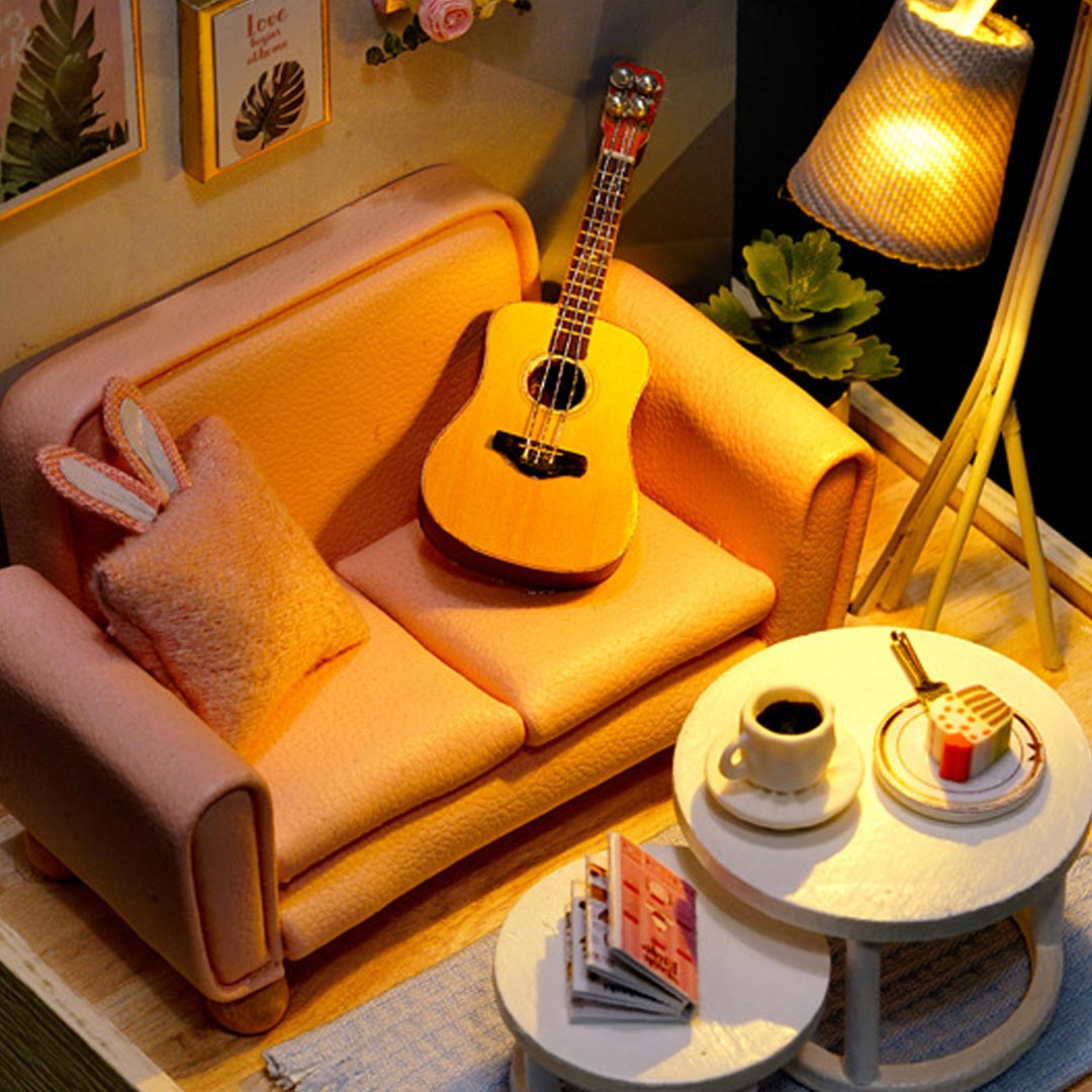 Creative Kitchen Miniature Dollhouse Kit