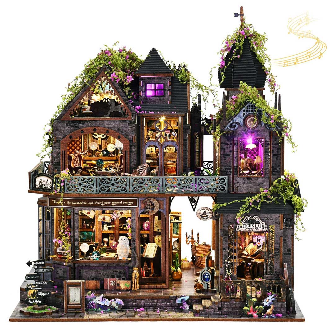 Magic Castle DIY Miniature Dollhouse Kit – Fifijoy