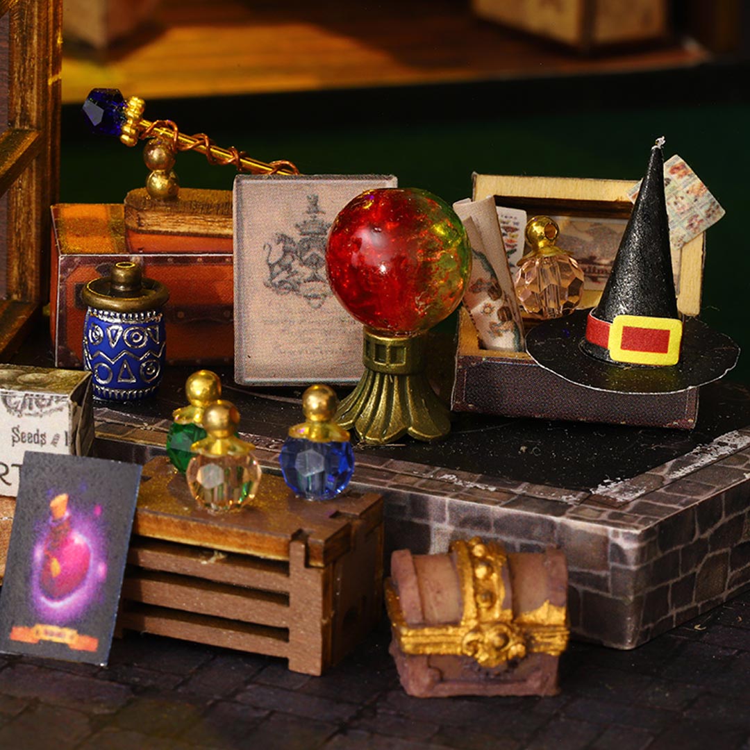 Magic Treasure House DIY Miniature Dollhouse Kit