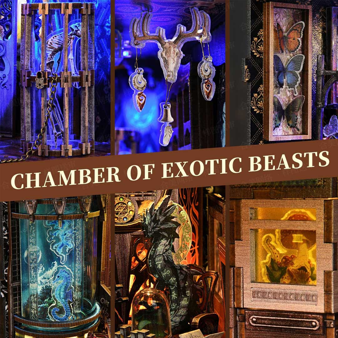 Chamber of Exotic Beasts DIY Book Nook Kit