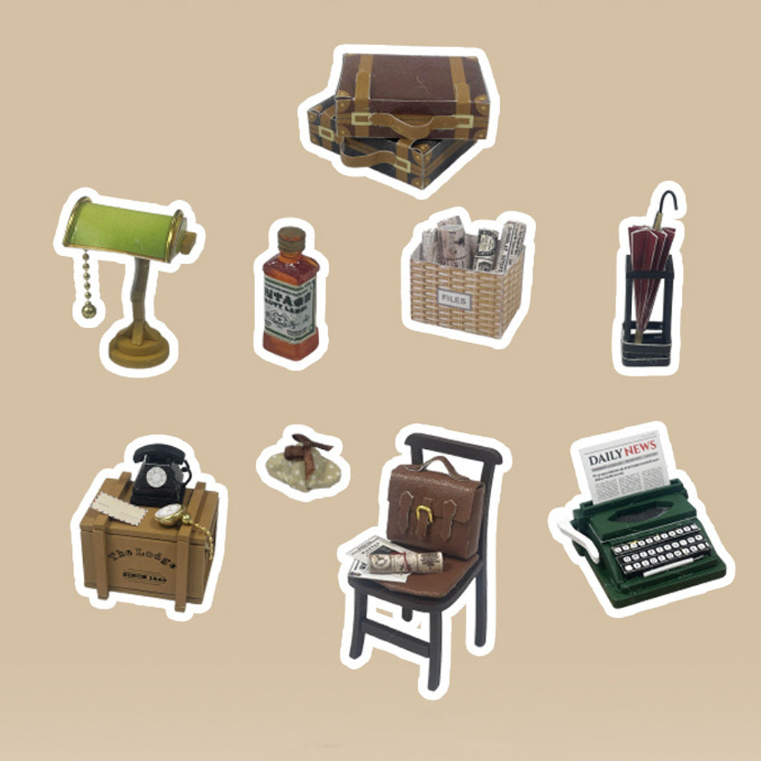 Detective Agency DIY Miniature House Kit