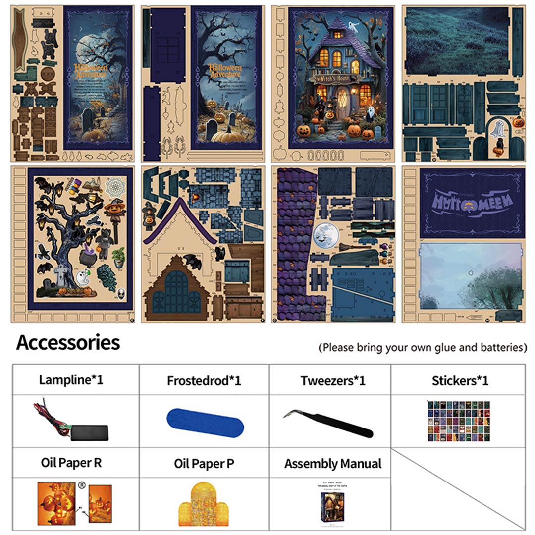 The Magical Night At The Castle DIY Book Nook Kit