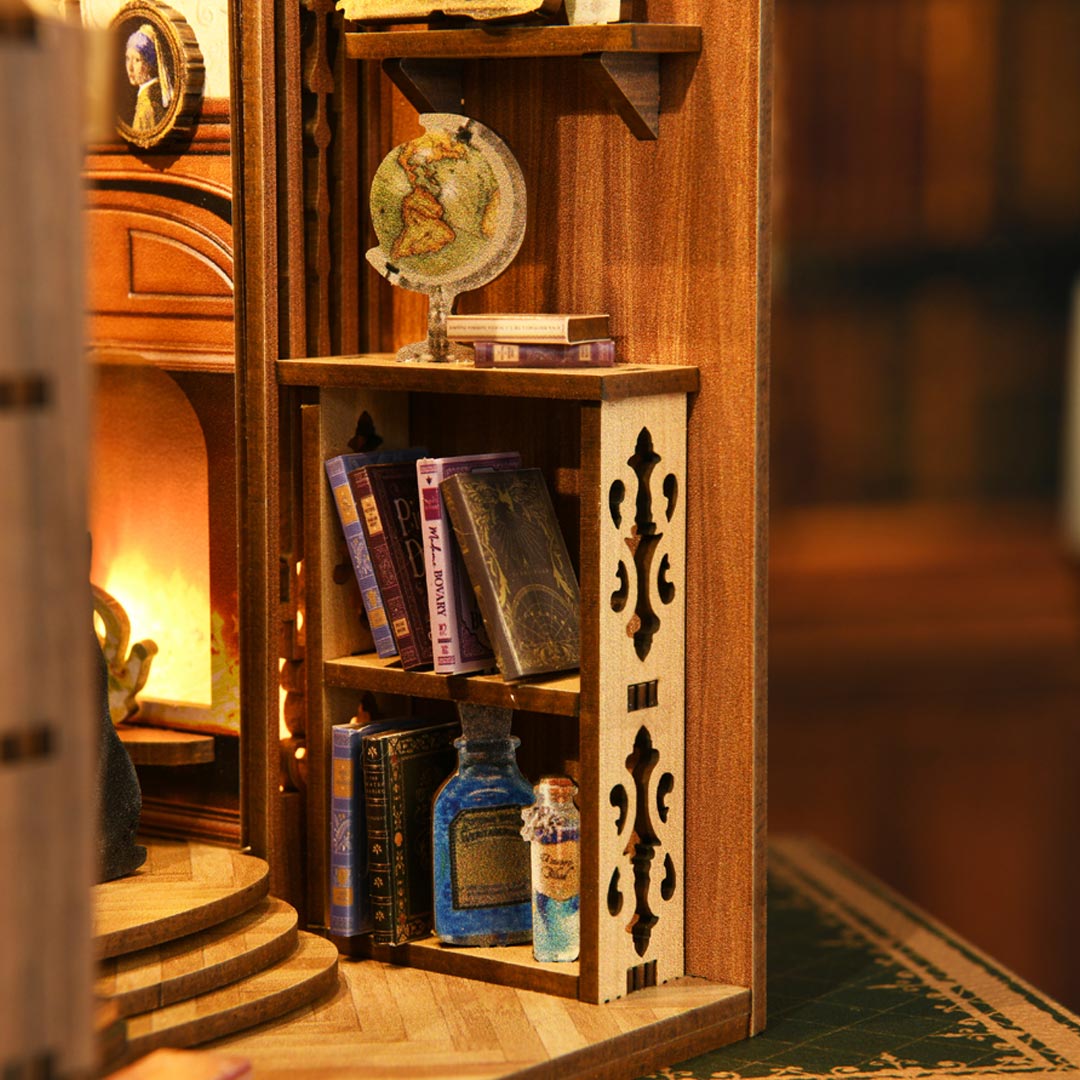 Magic Library DIY Wooden Book Nook Kit – Fifijoy