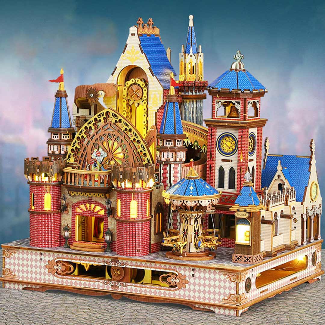Annecy Castle DIY Miniature Dollhouse Kit