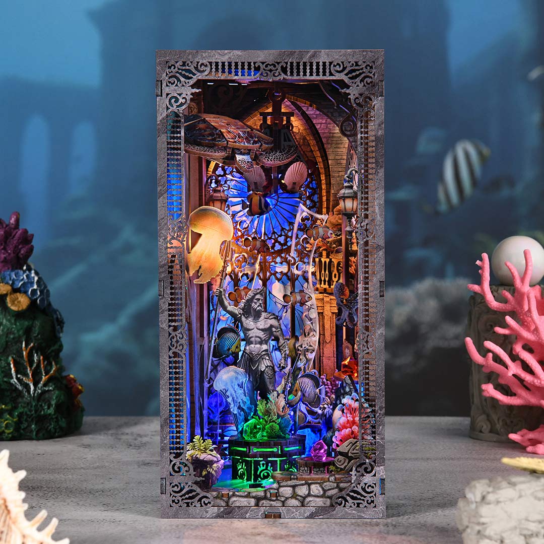 Atlantis DIY Wooden Book Nook Shelf Insert