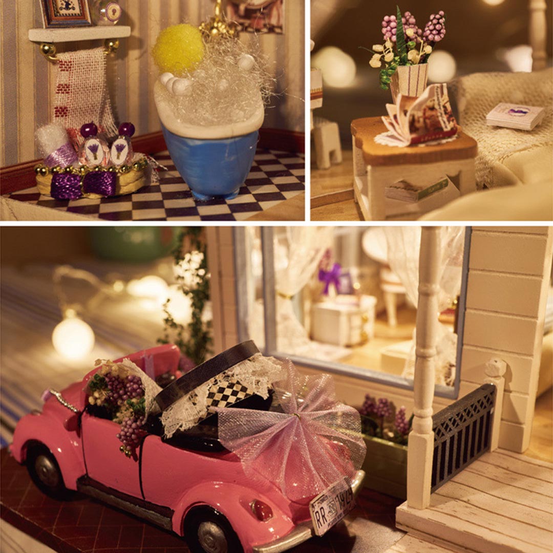 Villa Provence DIY Wooden Miniature House Kit