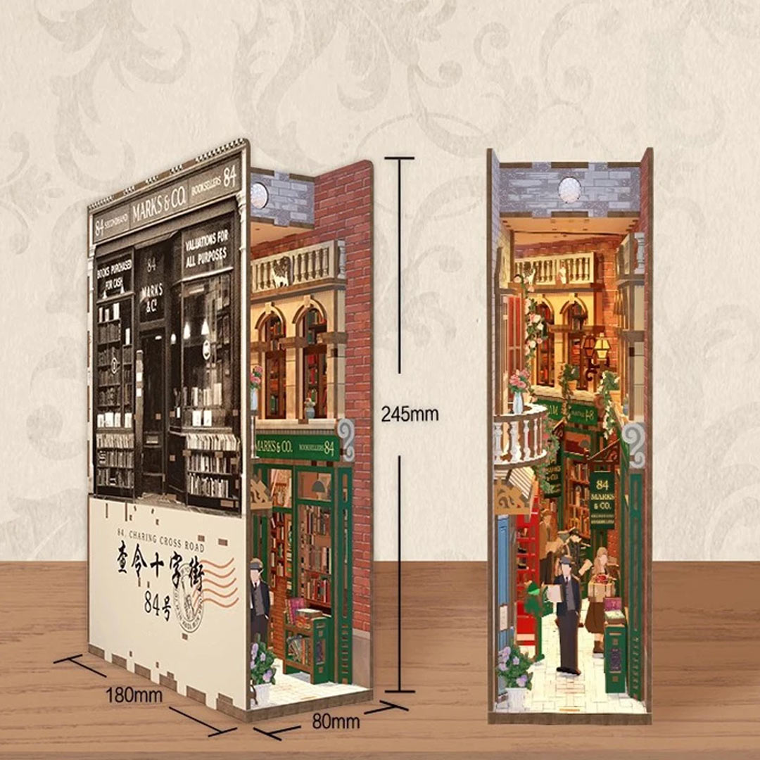 84 Charing Cross Road Wooden Puzzle Book Nook