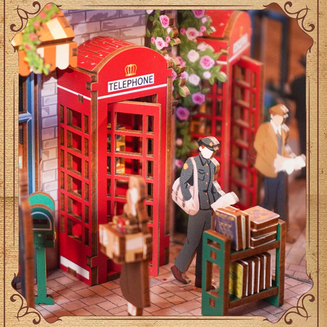 84 Charing Cross Road Wooden Puzzle Book Nook