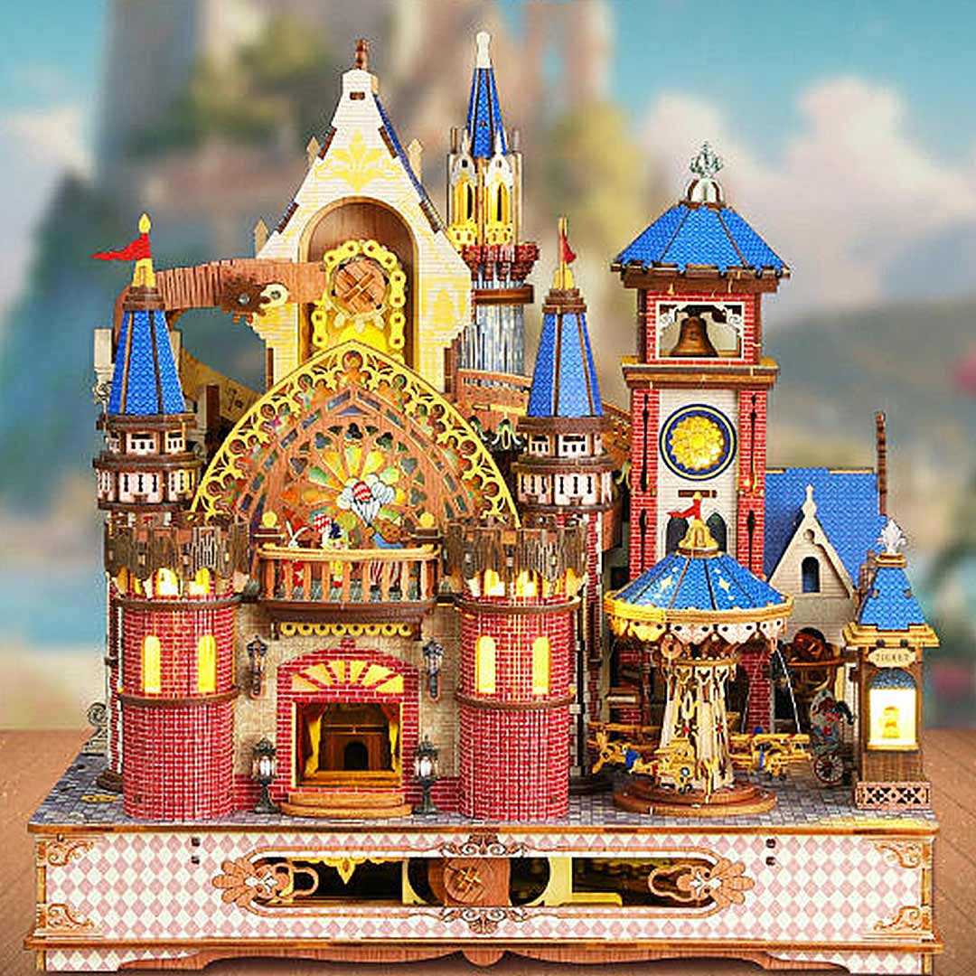 Annecy Castle DIY Miniature Dollhouse Kit