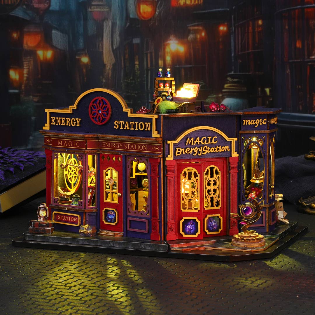 Magic Energy Station DIY Miniature Dollhouse Kit