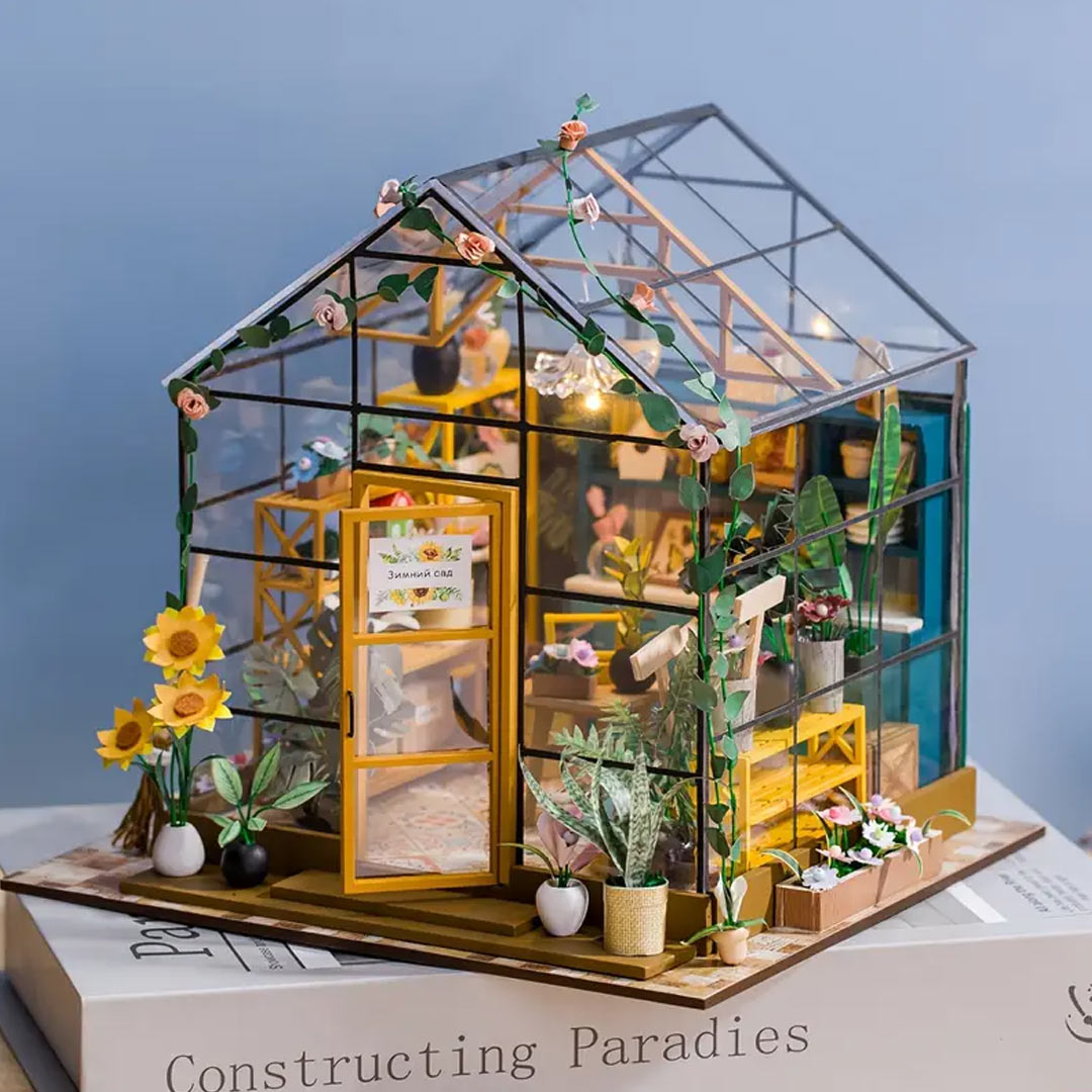 Sunshine Green House DIY Miniature House Kit