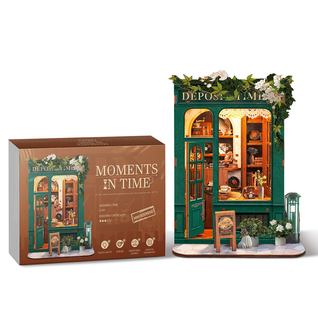 Moments In Time DIY Wooden Book Nook Kit