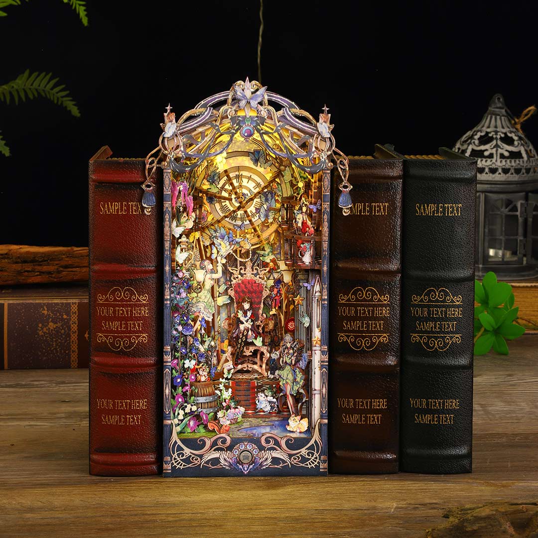 Fairytale Elf DIY Book Nook Shelf Insert