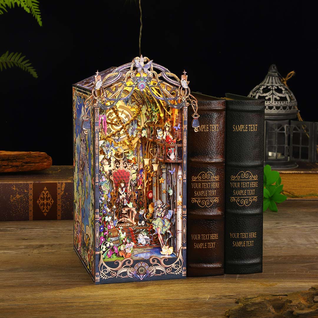 Fairytale Elf DIY Book Nook Shelf Insert