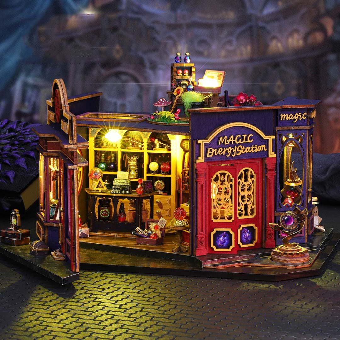 Magic Energy Station DIY Miniature Dollhouse Kit
