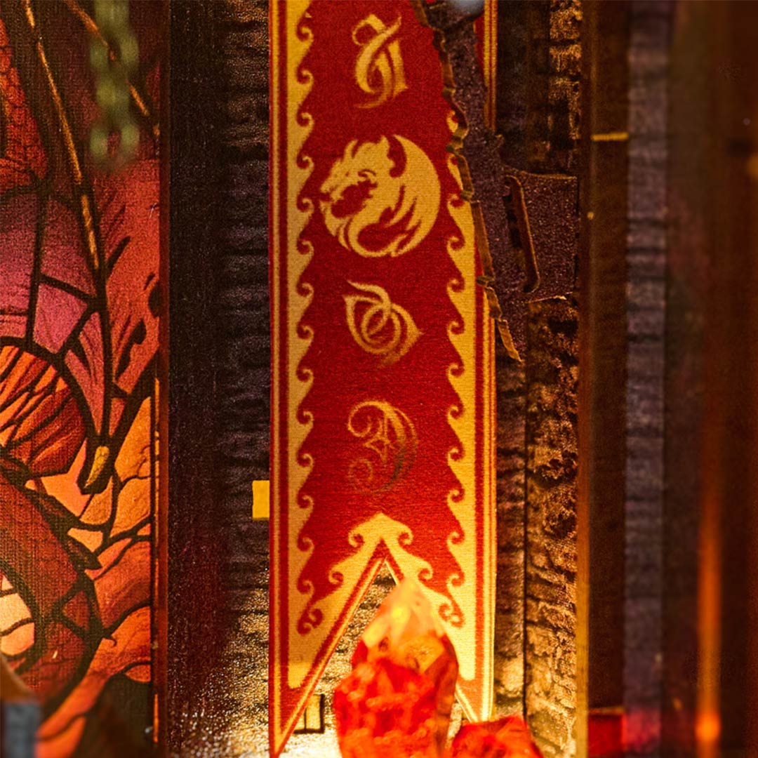 Spire Of The Wyrm DIY Book Nook Shelf Insert