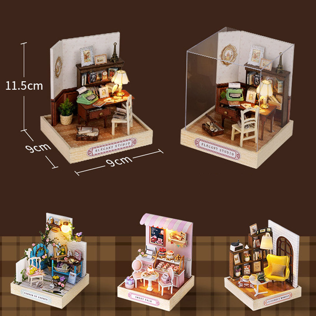 Elegant Studio DIY Miniature Dollhouse Kit