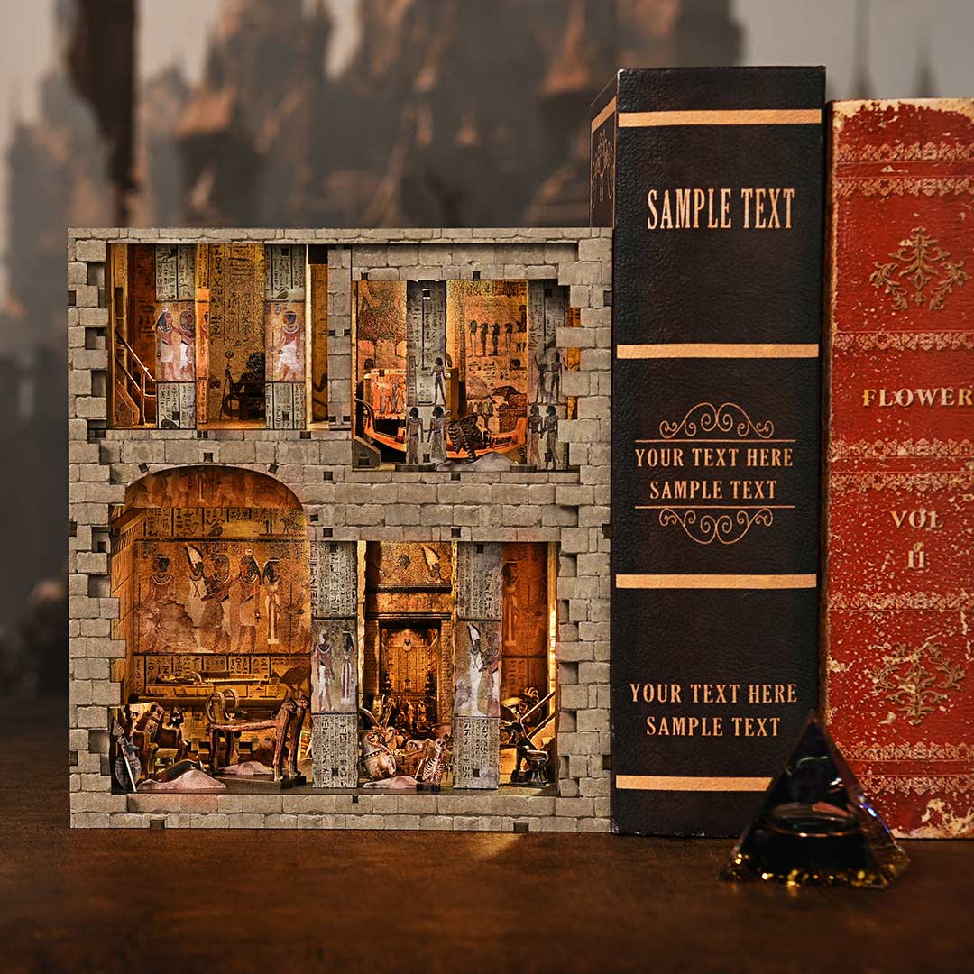 Egyptian Pharaoh's Tomb DIY Book Nook Kit