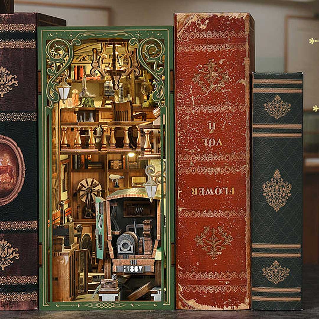The Radium Lady DIY Wooden Book Nook Shelf Insert