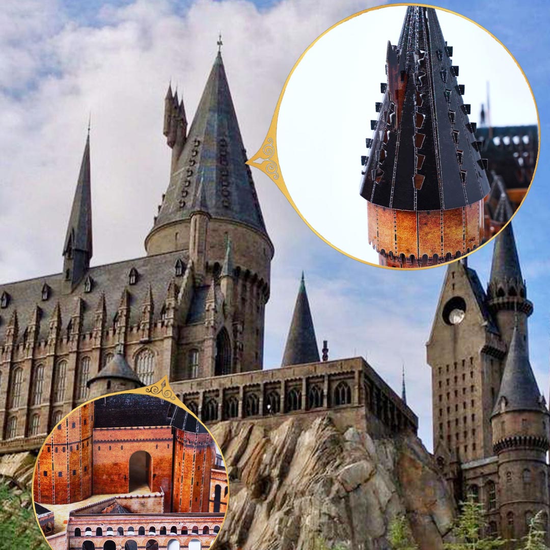 Magic Hogwarts Castle 3D Metal Model Kits